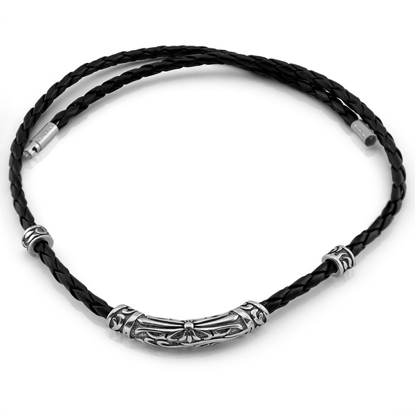 Silver necklace 701321