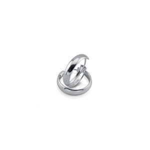 Silver earrings without stones - silver earrings hollow - 112520