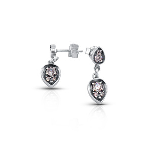 Silver earrings with CZ - Silver Earings with stones - 139330