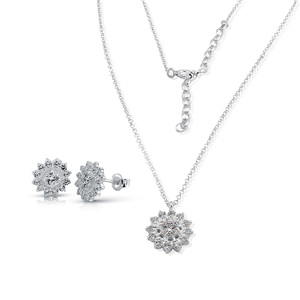 Silver sets - Large set with necklace - 8000354