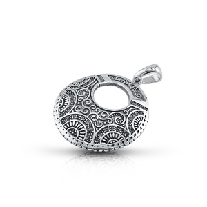 Silver pendants without CZ - silver pendants - 180256