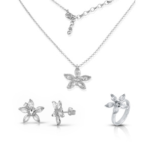 Silver sets - Large set with necklace - 8000366