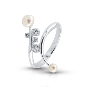 Jewellery with pearls - Rings with pearls - 1706328