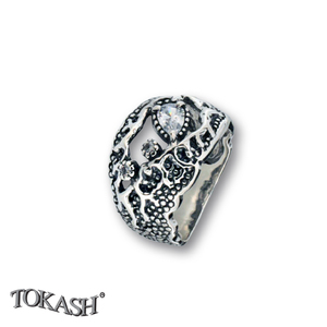 Silver ring with stone 1596189