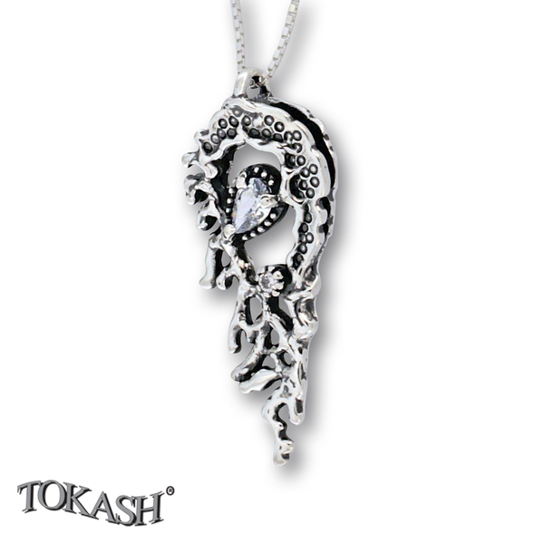 silver pendant stone 182335
