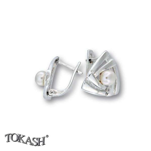 Earrings with pearls 115186