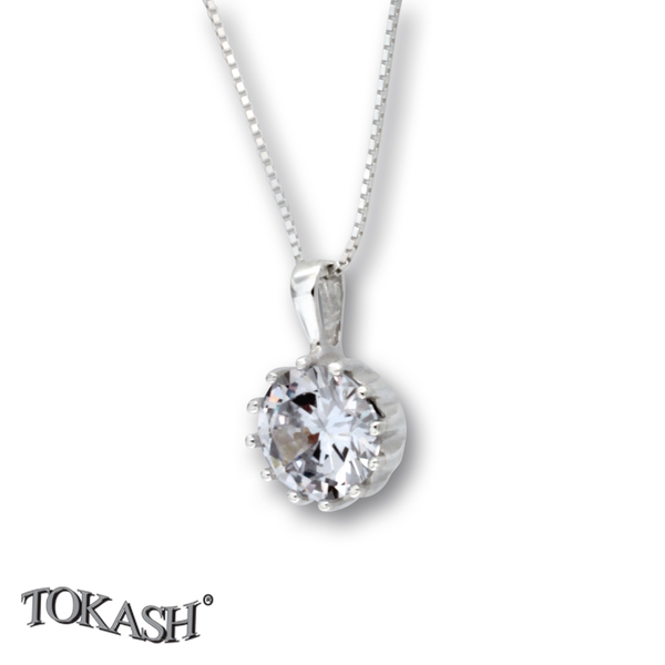 silver pendant stone 182235