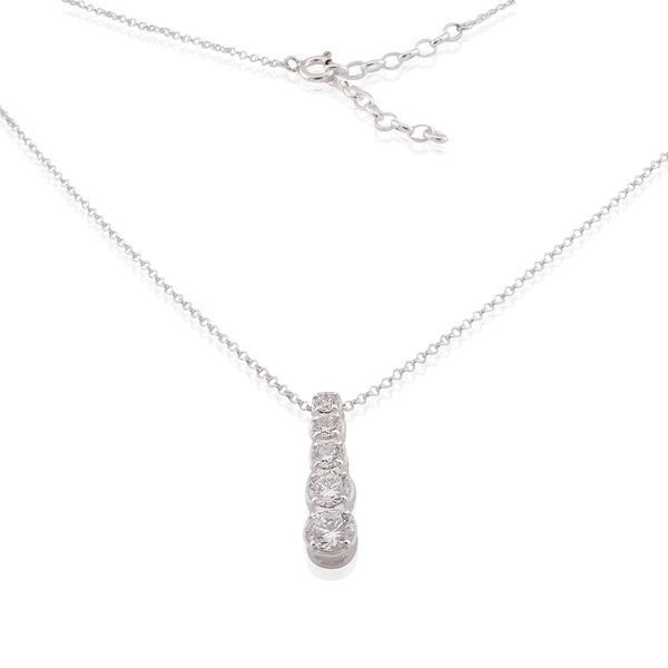 Silver necklace 701380