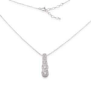 Silver necklace 701380