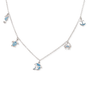 Silver necklace 701604