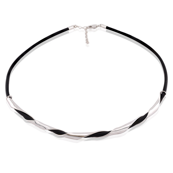 Silver necklace 407072