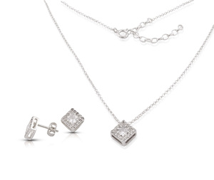 Silver sets - Large set with necklace - 8000388