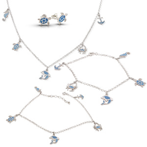 Silver sets - Large set with necklace - 8001604