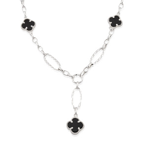 Silver necklace 708111