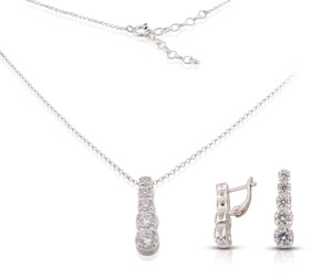 Silver sets - Large set with necklace - 8000380