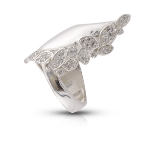 Silver rings with CZ - Silver ring stones - 1616376
