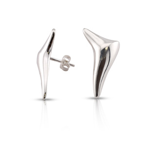 Silver earrings without stones - Silver Earings stones - 132359