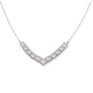 Silver necklace 701390