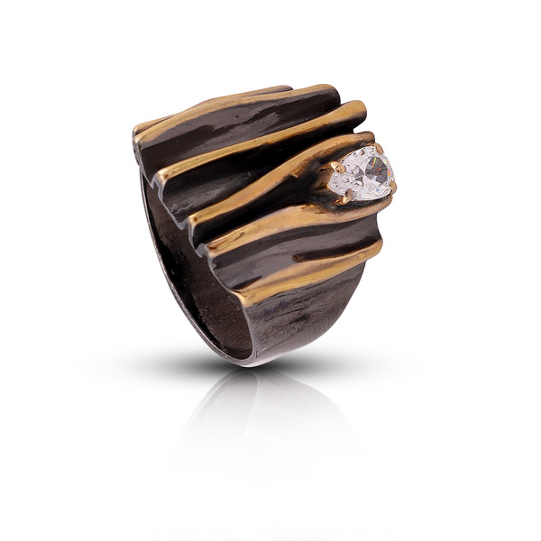 Silver ring stones 1486389