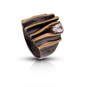 Silver rings with CZ - 1486389
