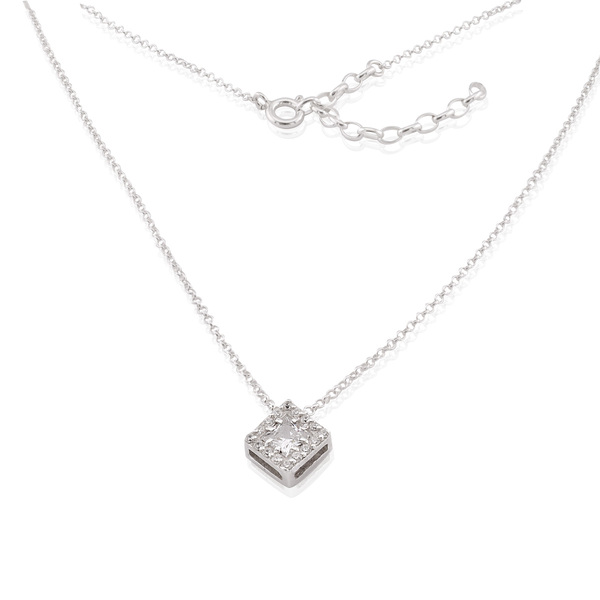 Silver necklace 701388