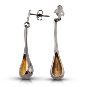 Silver earrings without stones - Silver Earings stones - 128384