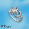 Silver rings with CZ - Silver ring stones - 1626045