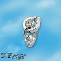 Silver ring with stone 1596052