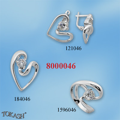 Medium silver set 8000046