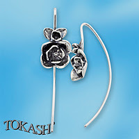 Silver Earings stones 133286
