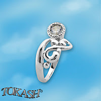 Silver ring with stone 1596053