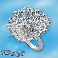 Silver ring with stone 1596024