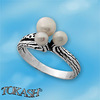 Jewellery with pearls - Rings with pearls - 1705252