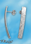 Silver Earings stones 133015