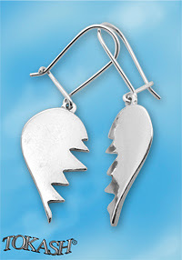 Silver Earings stones 132576