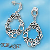Silver earrings without stones - Silver Earings stones - 136021