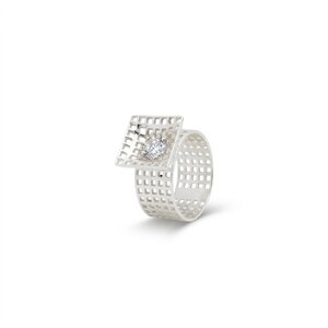 Silver rings with CZ - 1586260
