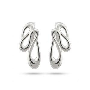 Silver Earings stones 132355