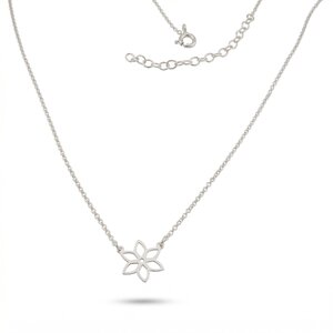 New models silver jewеllery - silver necklaces - 607038