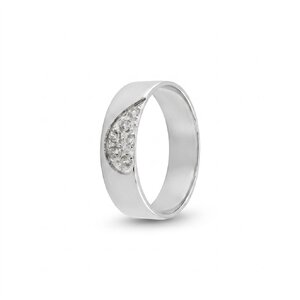 Silver rings with CZ - 1585267