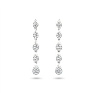 New models silver jewеllery - silver earrings - 137652