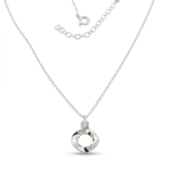 Silver necklace 701631