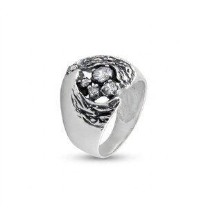 Silver rings with CZ - 1586100