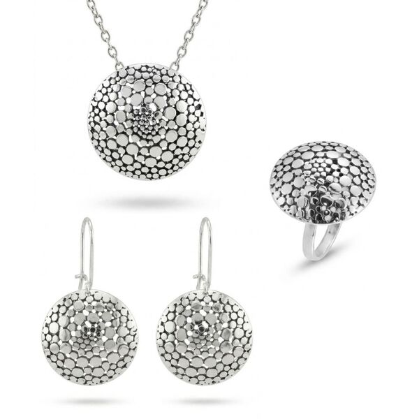 Medium silver set 8000843