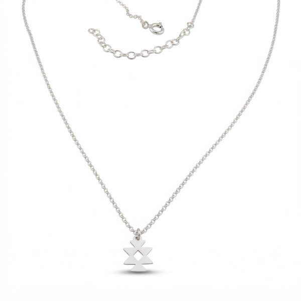 Silver necklace 607037