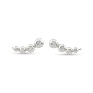 Silver Earings stones 133034