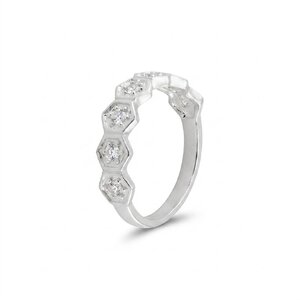 Silver rings with CZ - Silver ring stones - 1626363