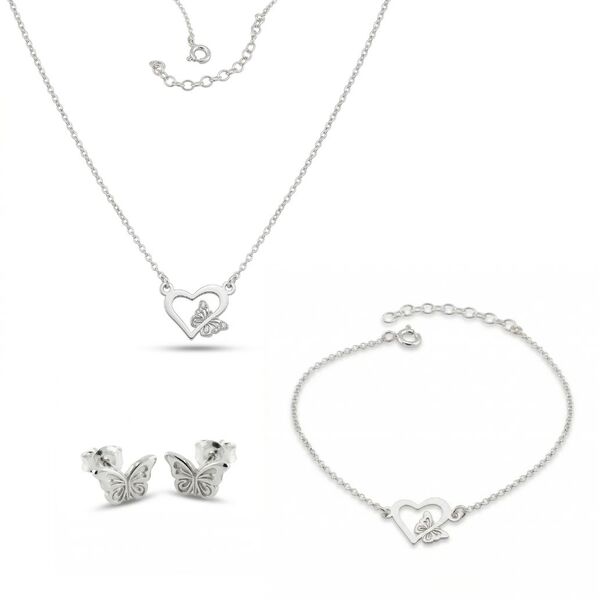 Medium silver set 8000040
