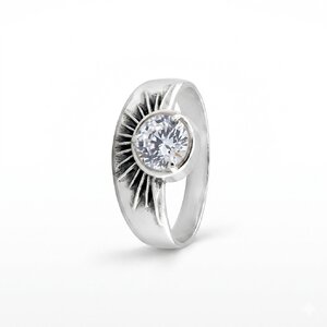 Silver rings with CZ - Silver rings with stone - 1596172