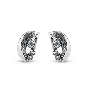 Silver Earings with stone 122100